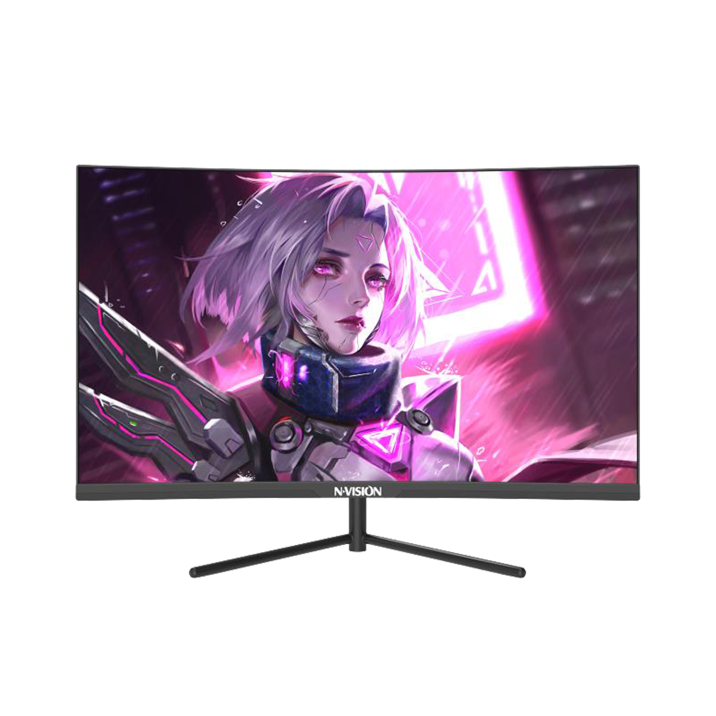 [ BLACK ] Nvision ES27G1 27 PRO" FHD@180Hz Curved Gaming Monitor