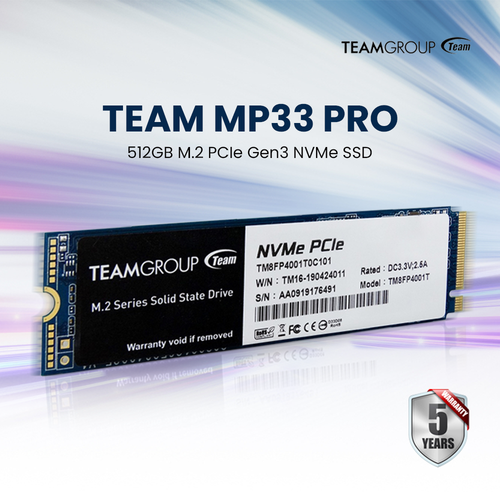 512GB Teamgroup NVMe MP33