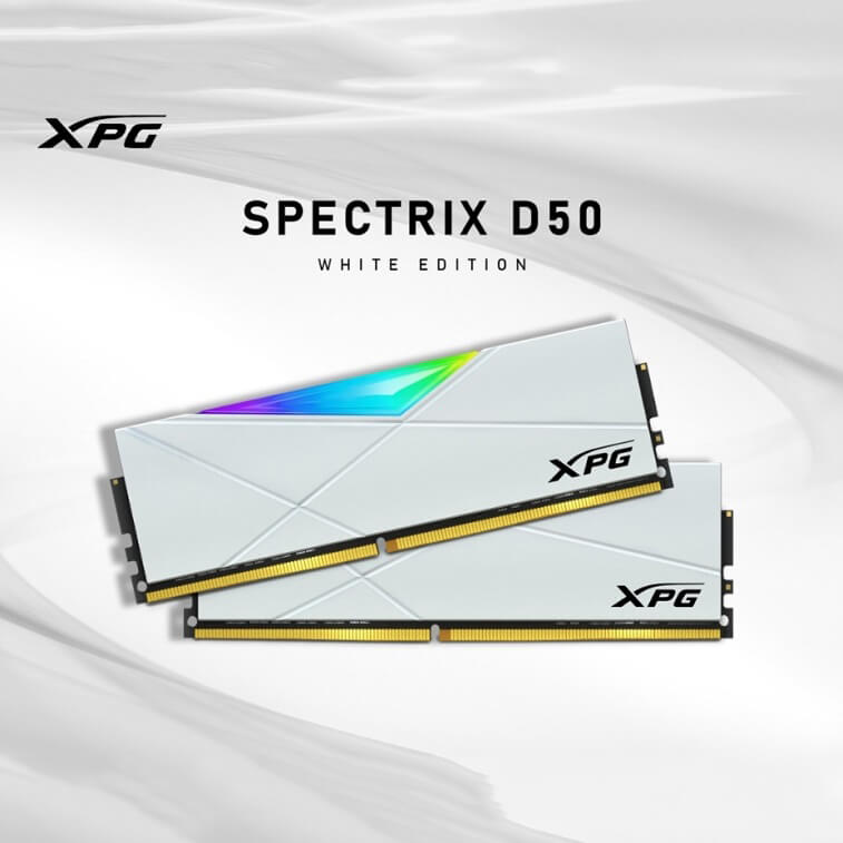 16gb XPG D50 RGB 3200mhz(2 x 8GB DDR4) RAM White