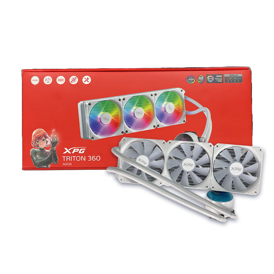 XPG TRITON 360 - WHITE - LIQUID COOLING AIO
