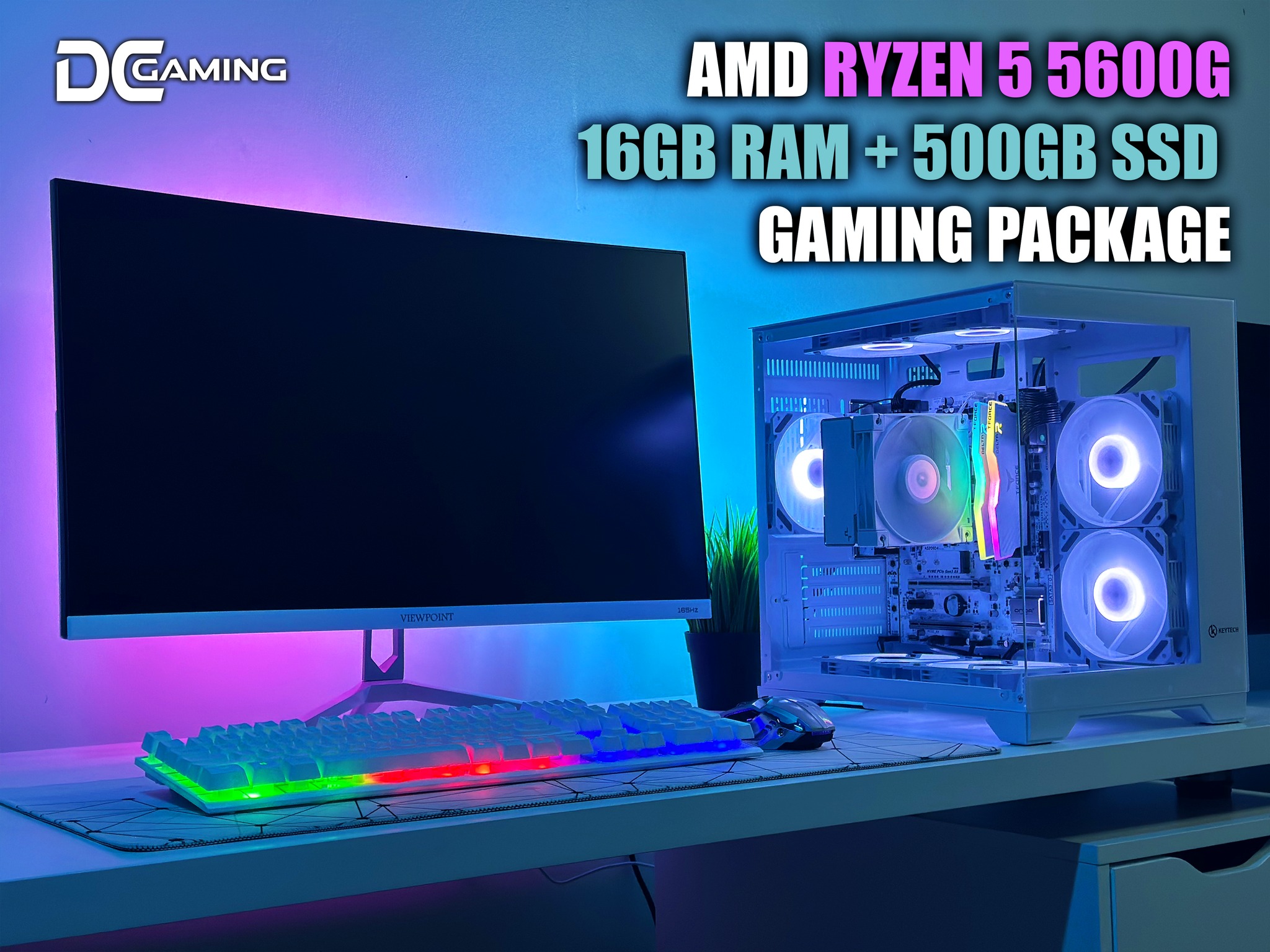 ❄️AMD Ryzen 5 5600G Ultra White | DESKTOP PACKAGE