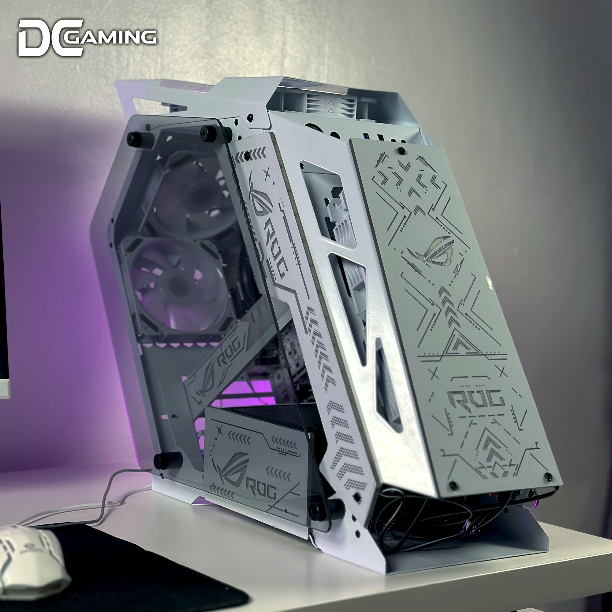 Keytech Cyborg ROG Robot Chasis w/ 6 aRGB Fans | BLACK