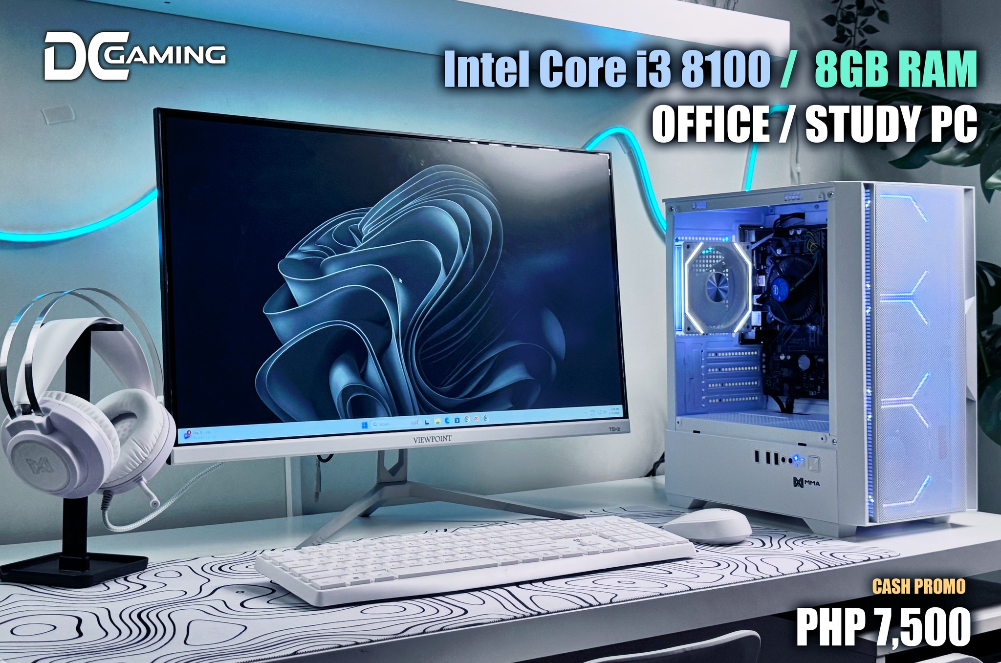 Intel Core i3 8100 Office / Study - PC Build