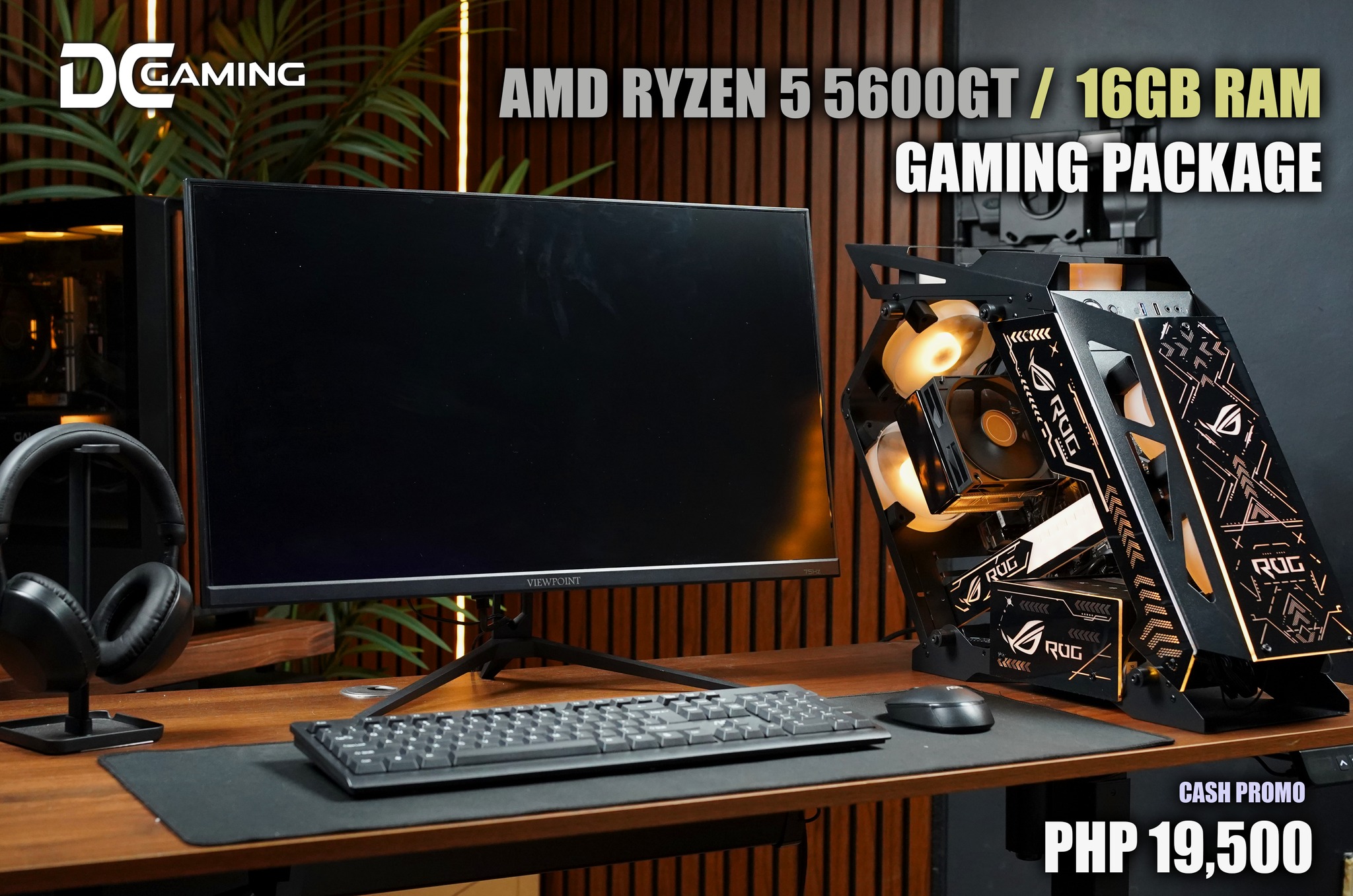 AMD Ryzen 5 5600GT Cyborg Blackout - Gaming / Editing PC Build
