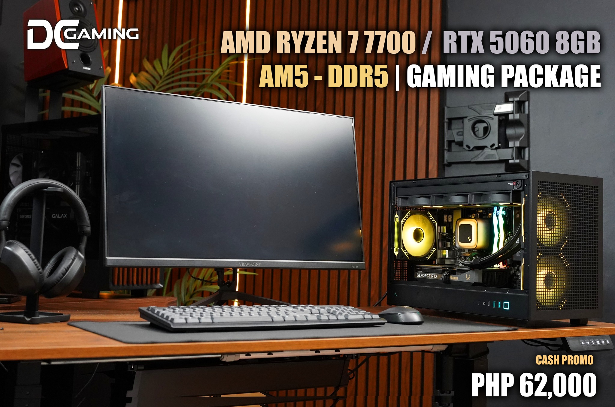 AMD RYZEN 7 7700 + Zotac RTX 5060 8GB | AM5 Latest Gen | Gaming / Editing PC Build