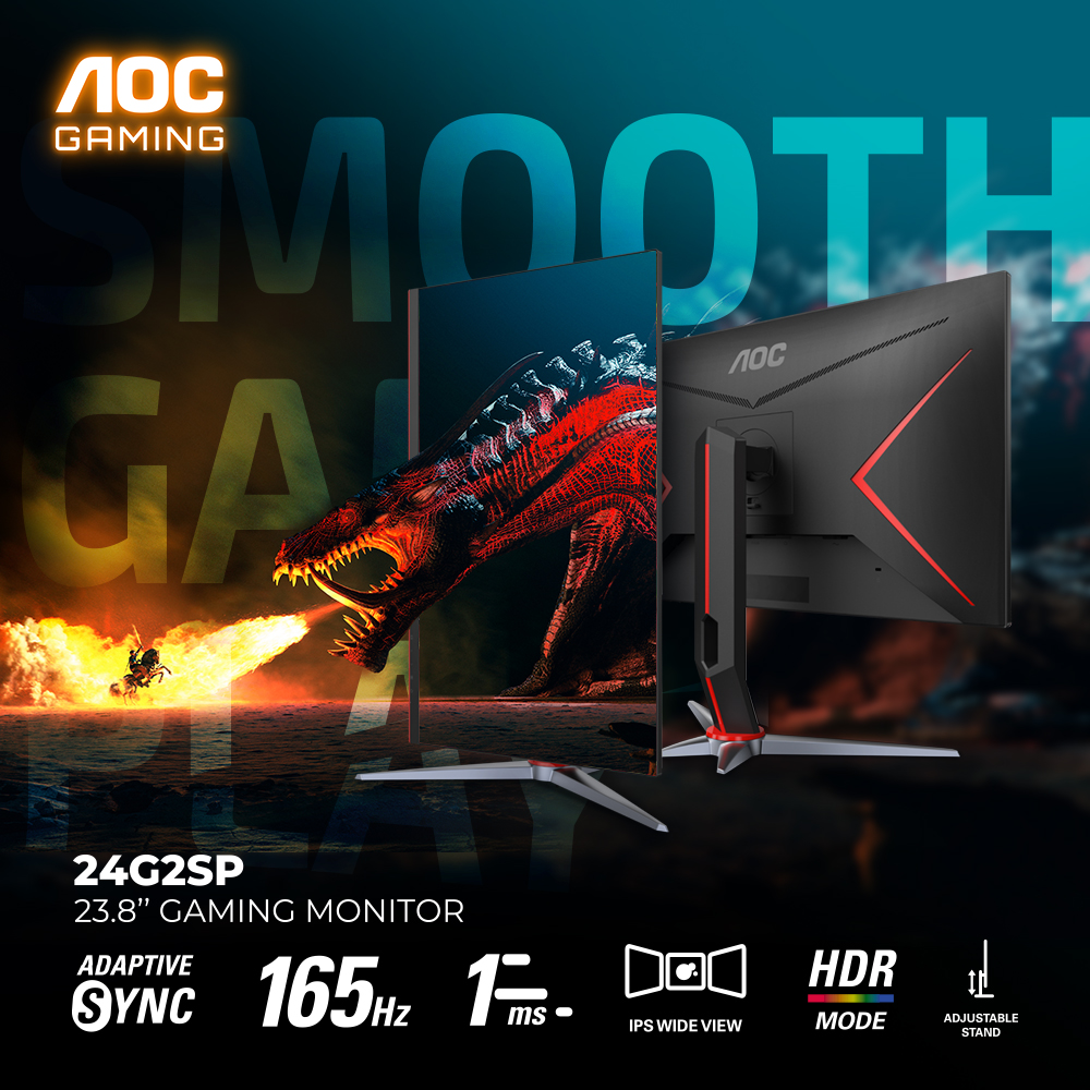 AOC 24G2SP/71 23.8" IPS PANEL FHD 165HZ