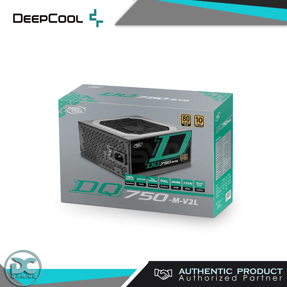 Deepcool 750w - 80 Plus Gold (Full Modular) DQ750-M V2L
