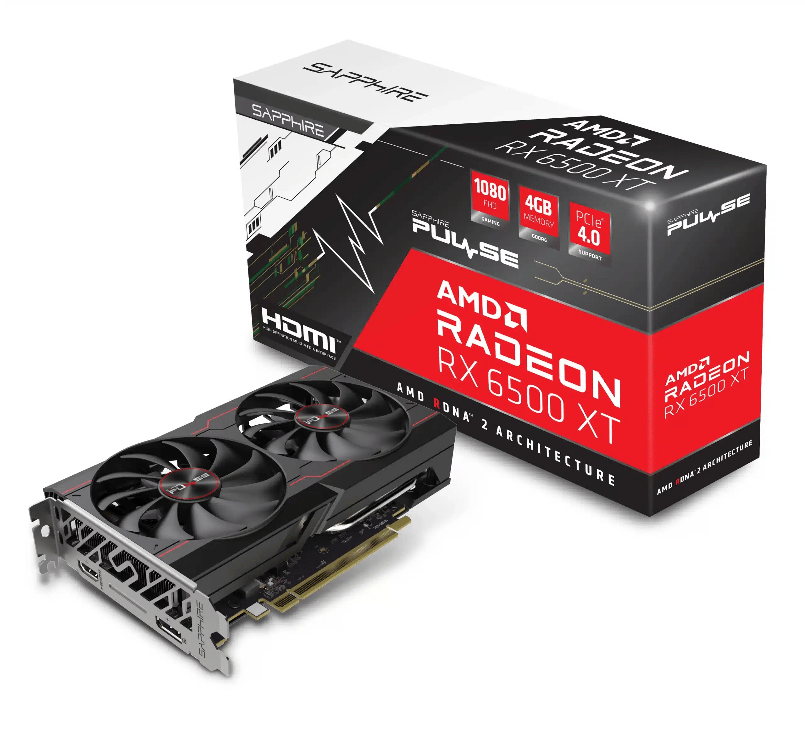 Sapphire AMD Radeon RX 6500 XT 4GB Graphics Card