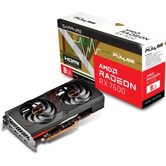SAPPHIRE PULSE AMD Radeon™ RX7600 GAMING OC 8GB