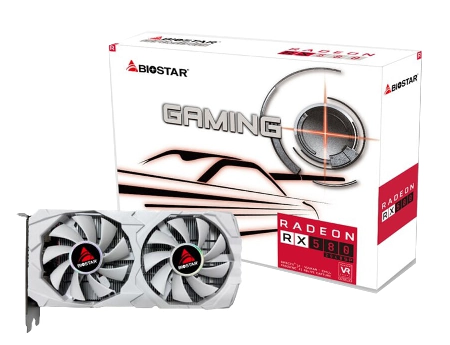 Biostar RX 580 8GB White 2048SP 