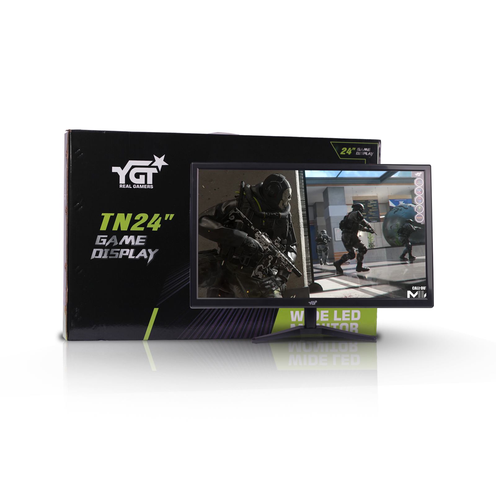 YGT 24" TN 75hz Monitor Non Frameless LED