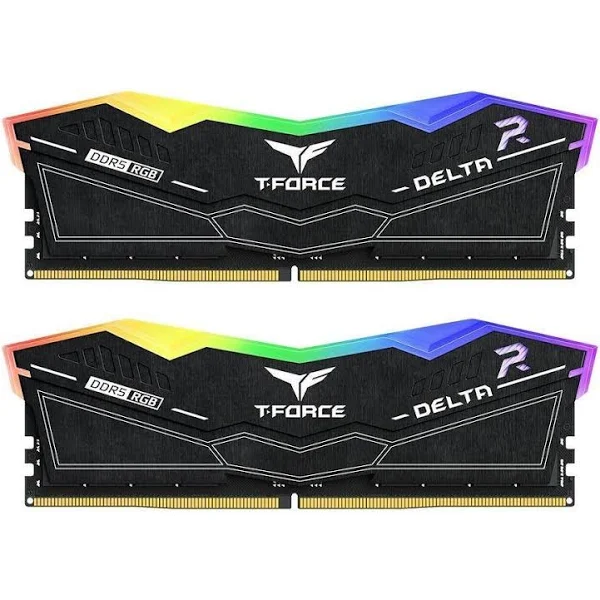 32GB T-Force Delta RGB  (2x16GB ) 6000MHz DDR5 | BLACK